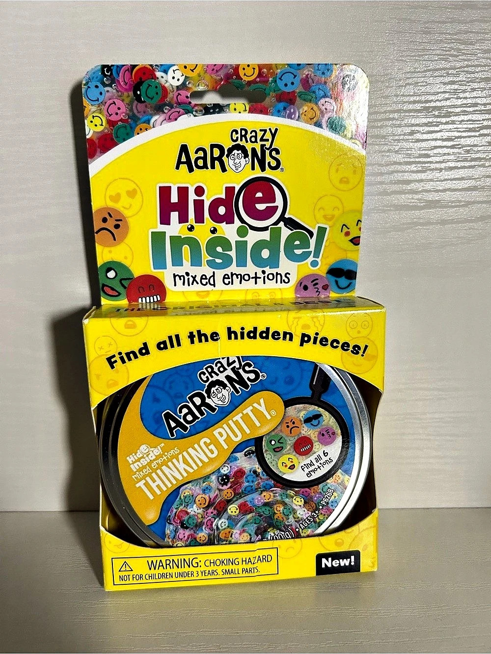 Crazy Aaron's Hide Inside! Mixed Emotions Thinking Putty NWT